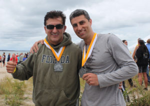 Dr. Dean Vafiadis & Dr. Lambrakos ran the Mighty Hamptons Triathlon to support the efforts of the Children at St. Basil Academy.