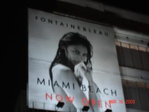 NYSI Patient Ingrid Levin was on the Fontainebleau Miami Beach Billboard