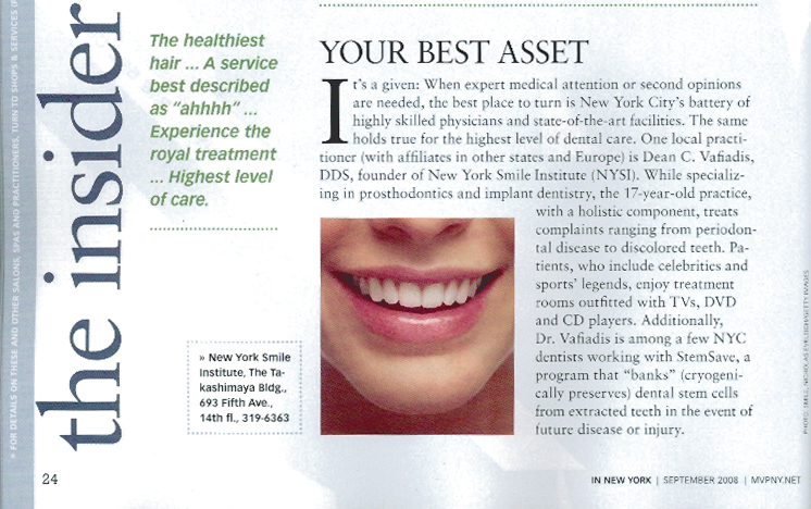 NYSI was Featured in the IN NEW YORK Magazine!!!