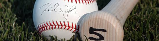 David Wright autograph on baseball
